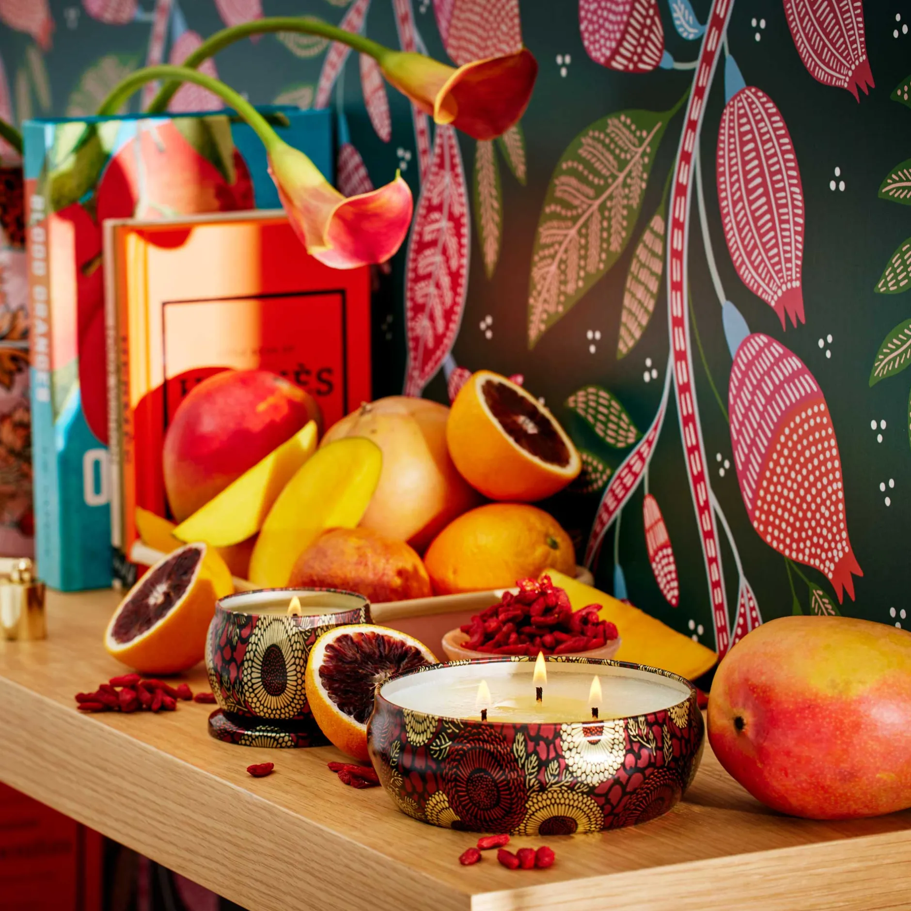 Voluspa Mini Tin|Goji Tarocco Orange|Goji Tarocco Orange