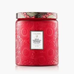 Voluspa Goji Tarocco Orange|3 Wick Hearths + Luxe|Goji Tarocco Orange