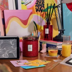 Voluspa Goji Tarocco Orange|3 Wick Hearths + Luxe|Goji Tarocco Orange