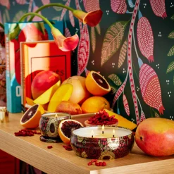 Voluspa Goji Tarocco Orange|3 Wick Tin|Goji Tarocco Orange