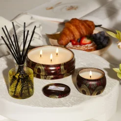 Voluspa Goji Tarocco Orange|3 Wick Tin|Goji Tarocco Orange