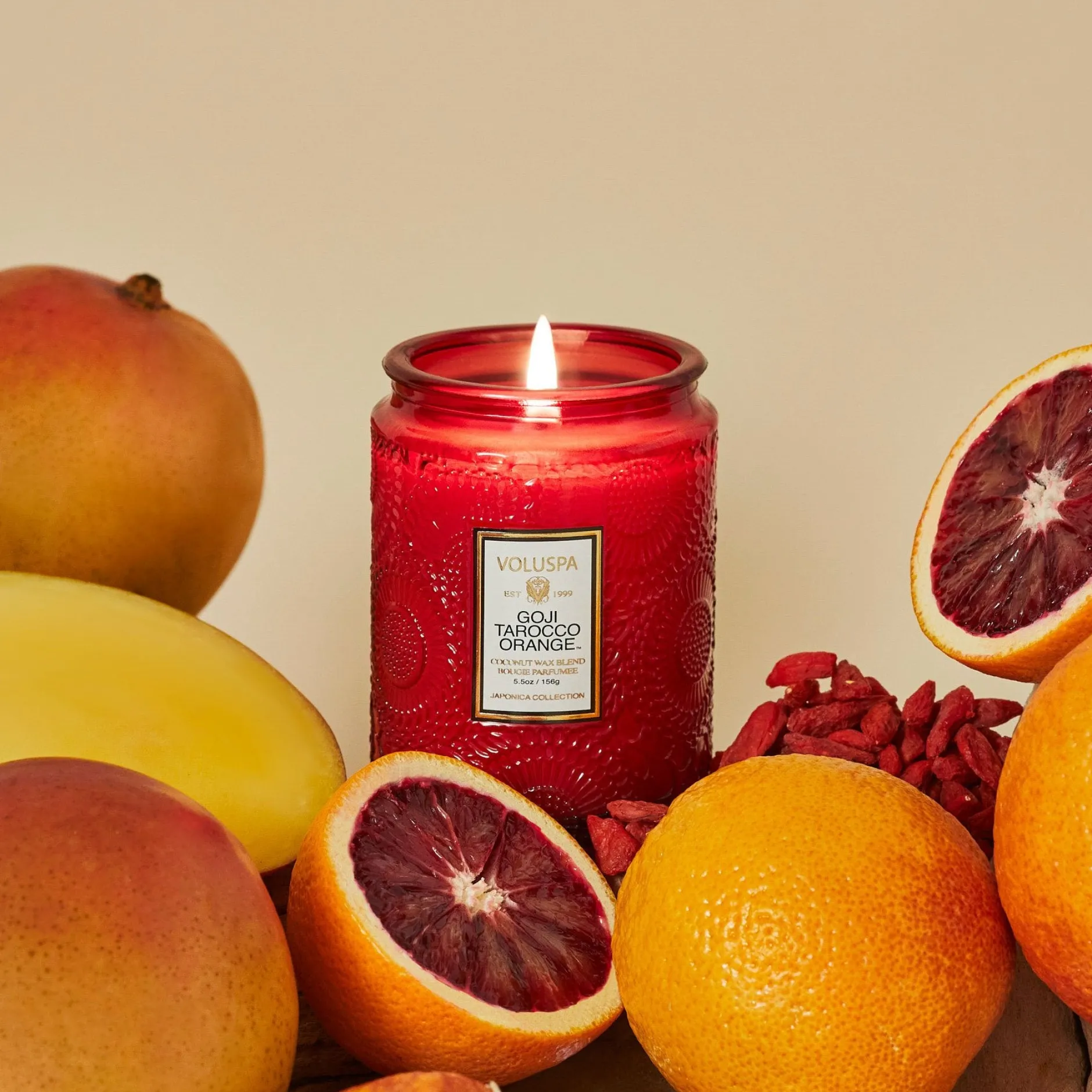 Voluspa Small Jars|Goji Tarocco Orange|Goji Tarocco Orange