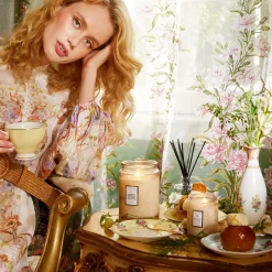 Voluspa Jasmine Midnight Blooms|Large Jars|Jasmine Midnight Blooms