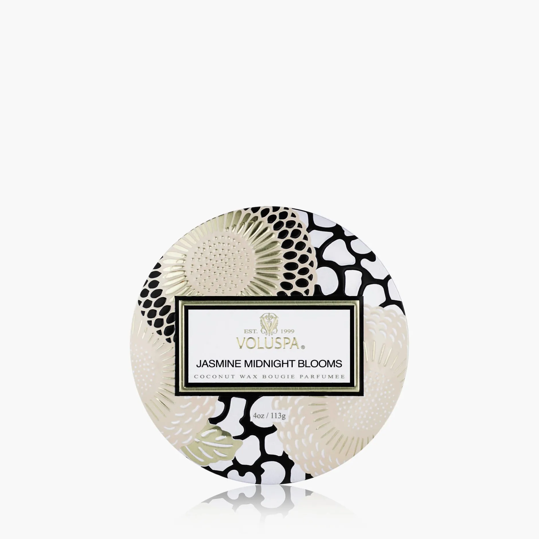 Voluspa Mini Tin|Jasmine Midnight Blooms|Jasmine Midnight Blooms