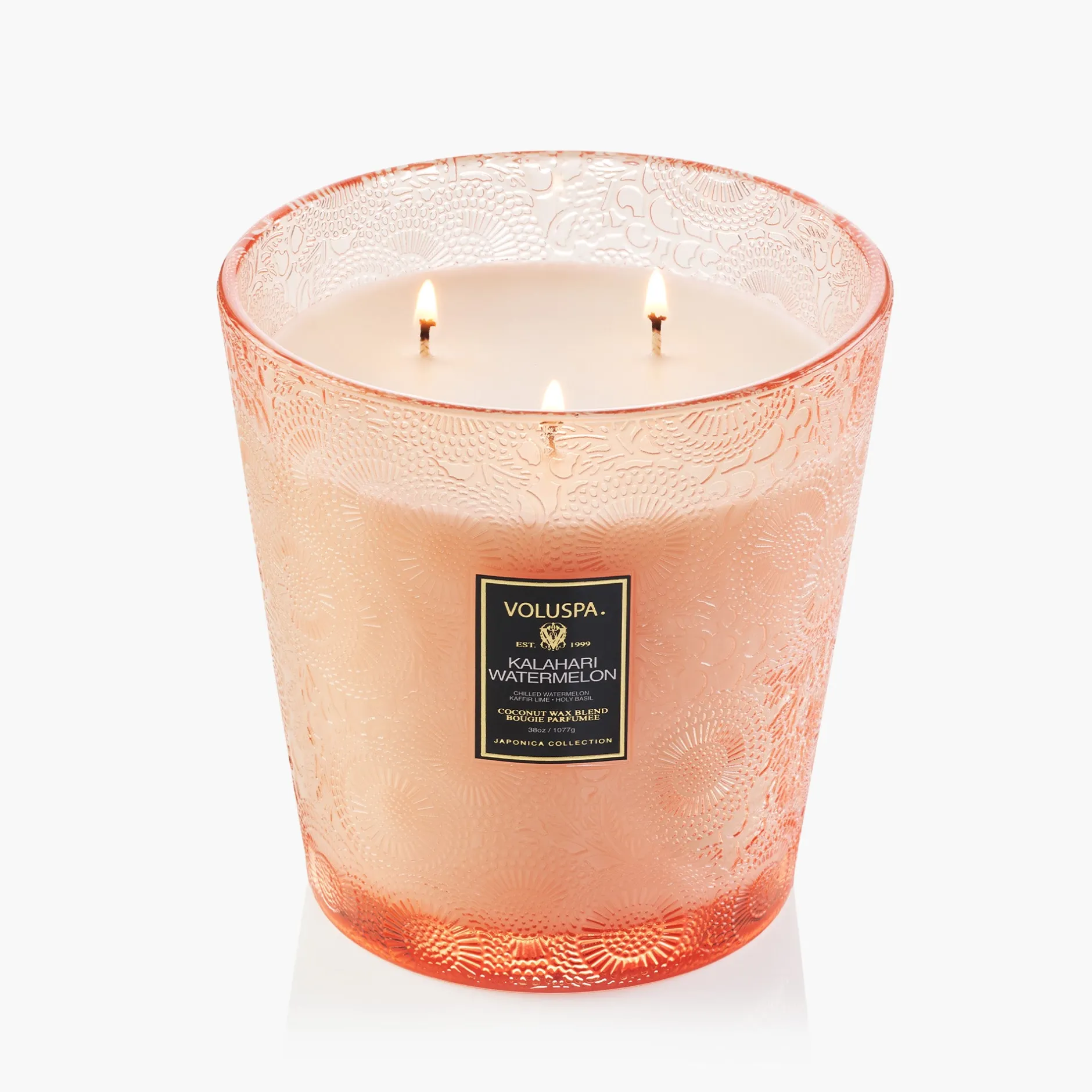 Voluspa 3 Wick Hearths + Luxe|Kalahari Watermelon