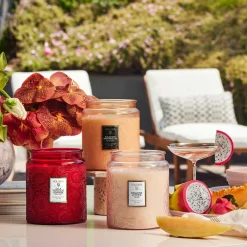 Voluspa 3 Wick Hearths + Luxe|Kalahari Watermelon