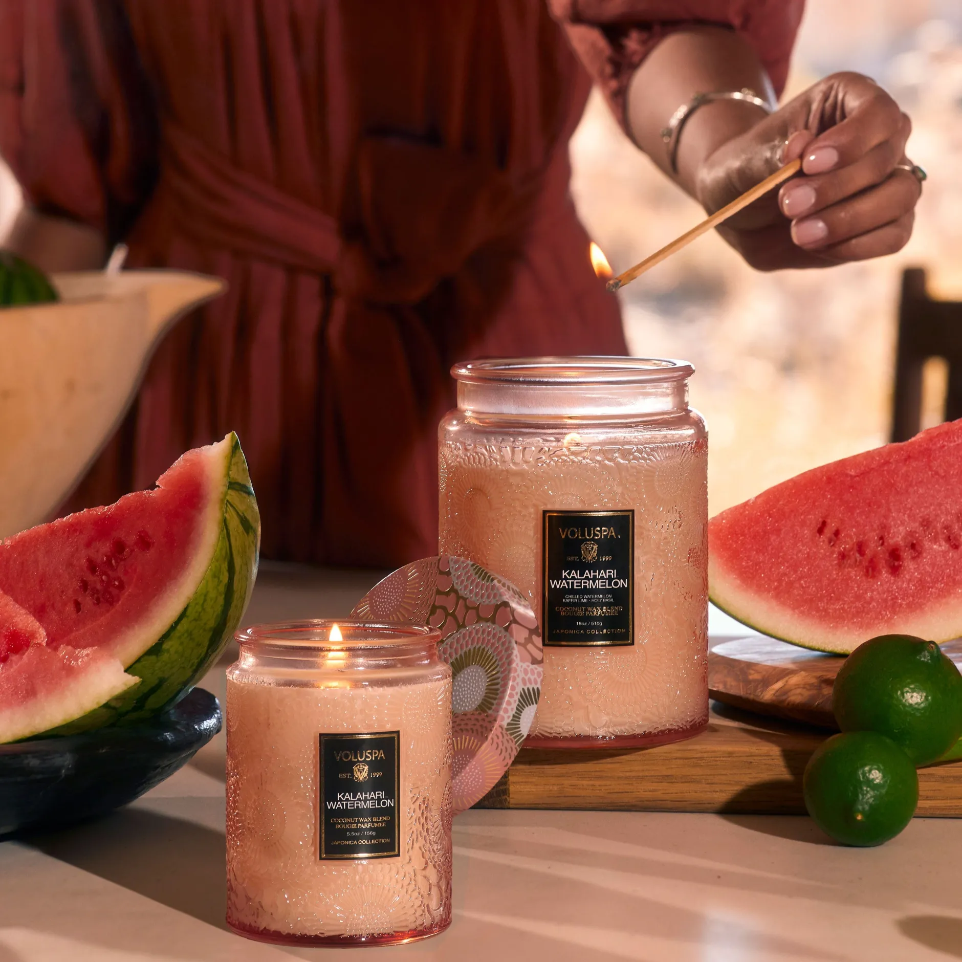 Voluspa Large Jars|Kalahari Watermelon