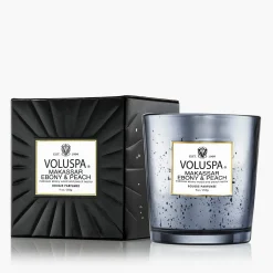 Voluspa Classic Candles|Makassar Ebony & Peach