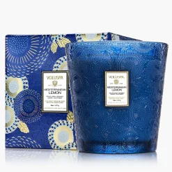 Voluspa Mediterranean Lemon|3 Wick Hearths + Luxe|Mediterranean Lemon