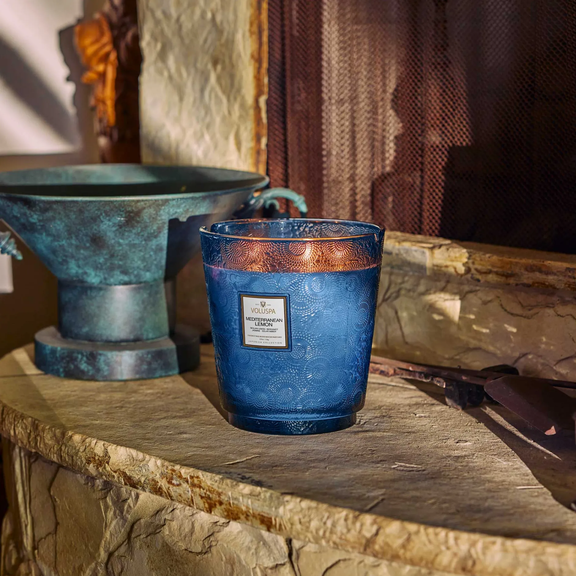 Voluspa Mediterranean Lemon|5 Wick Hearths|Mediterranean Lemon