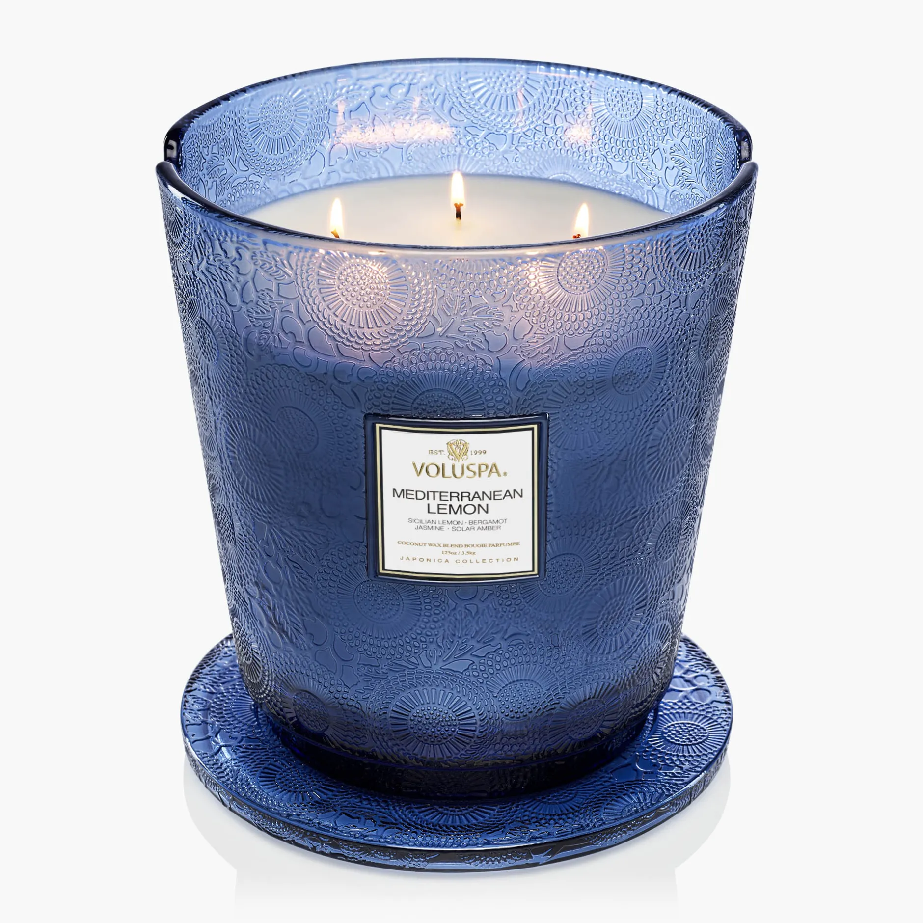 Voluspa Mediterranean Lemon|5 Wick Hearths|Mediterranean Lemon