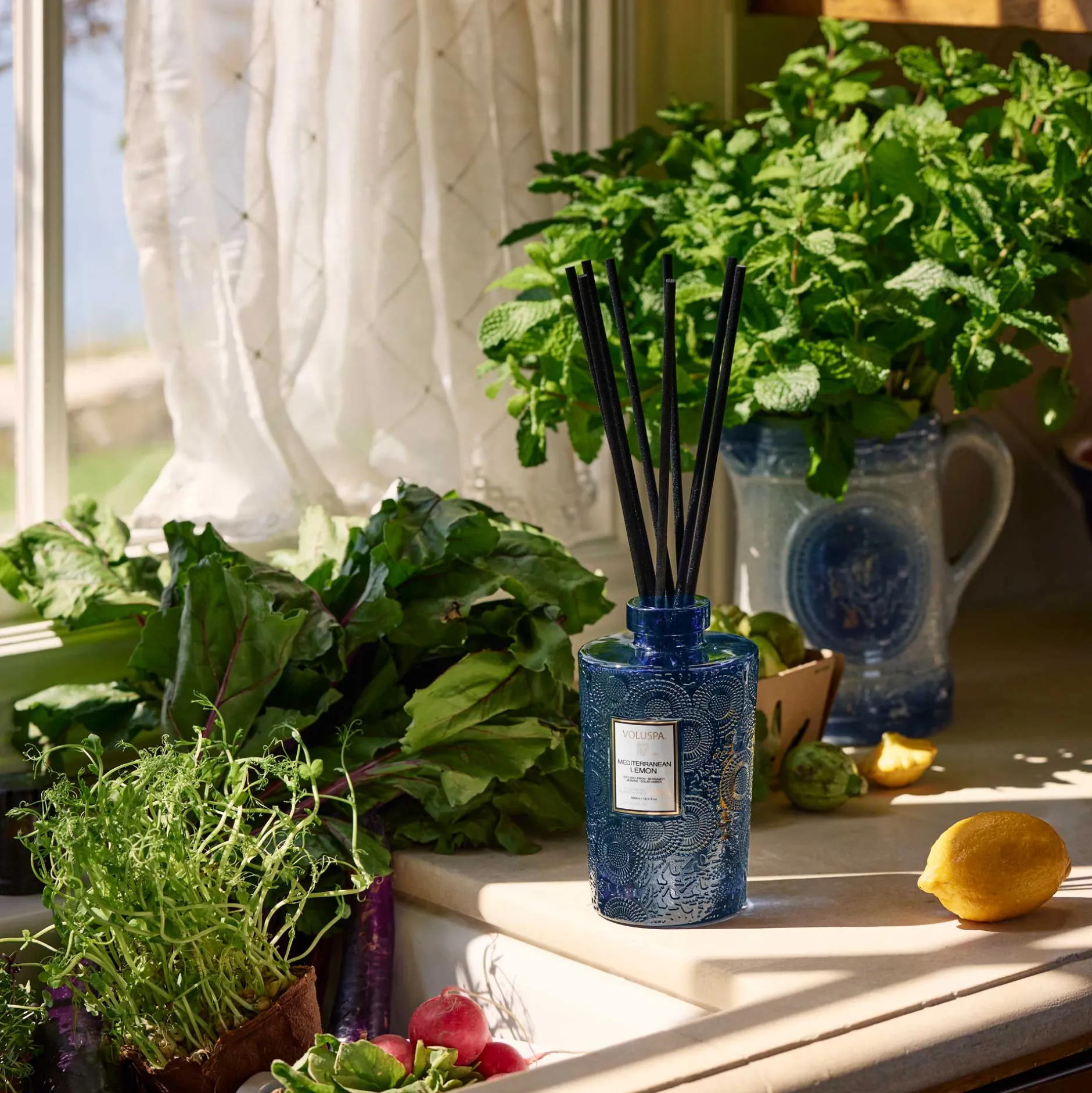 Voluspa Mediterranean Lemon|Reed Diffusers|Mediterranean Lemon