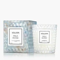 Voluspa Classic Candles|Milk Rose
