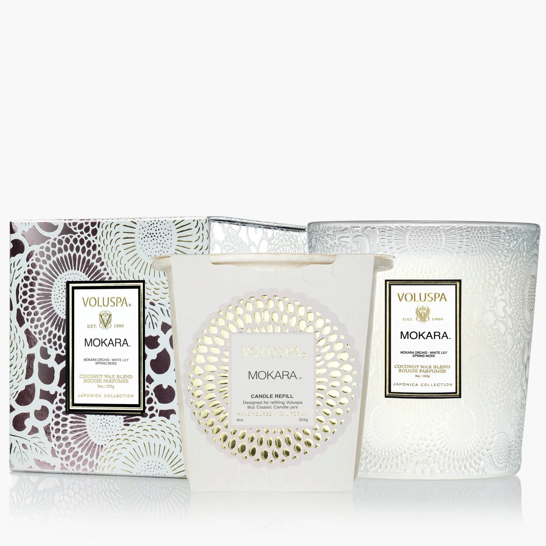 Voluspa Classic Candles|Classic Candle Refills|Mokara