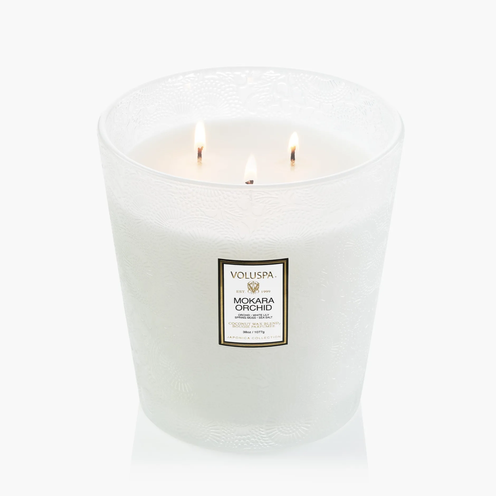 Voluspa Mokara Orchid|3 Wick Hearths + Luxe|Mokara Orchid