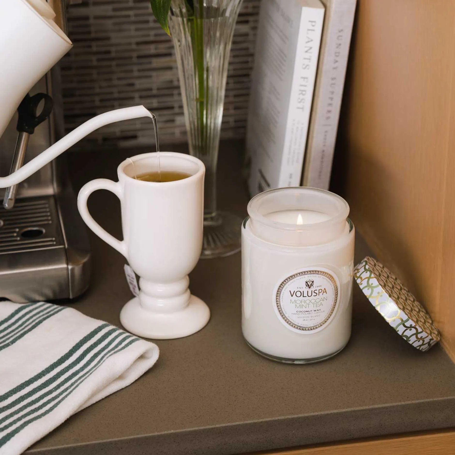 Voluspa Moroccan Mint Tea|Large Jars|Moroccan Mint Tea