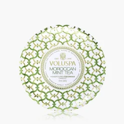 Voluspa Moroccan Mint Tea|3 Wick Tin|Moroccan Mint Tea