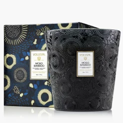 Voluspa Moso Bamboo|3 Wick Hearths + Luxe|Moso Bamboo