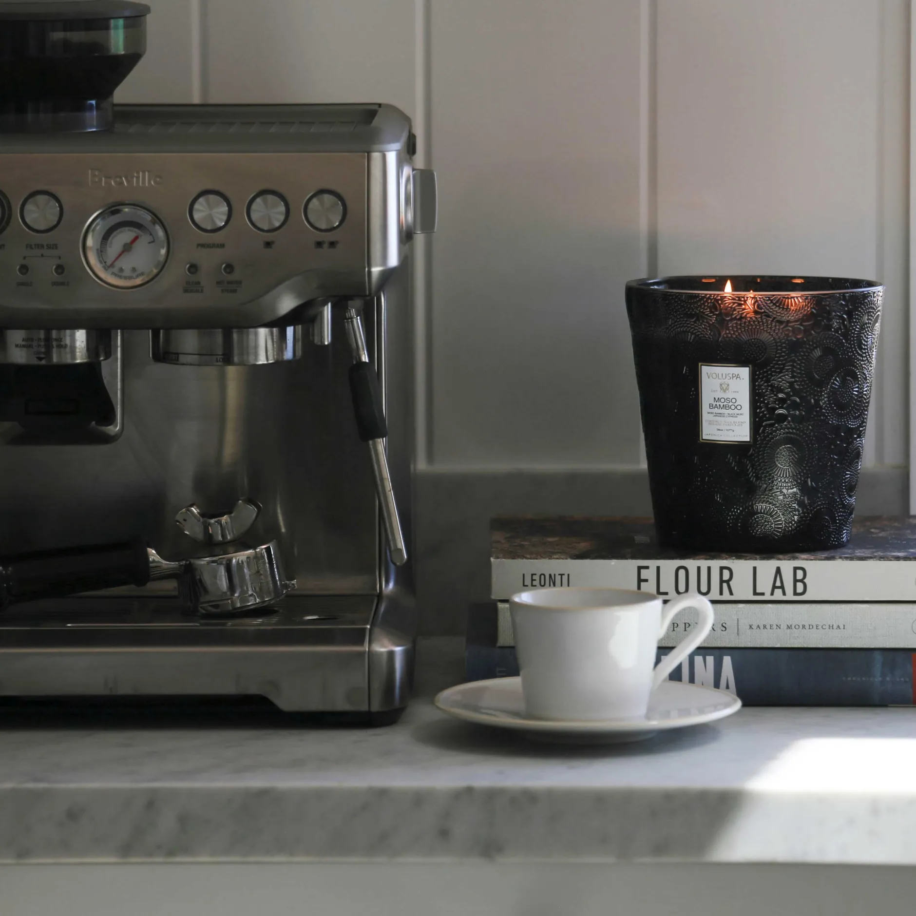 Voluspa Moso Bamboo|3 Wick Hearths + Luxe|Moso Bamboo