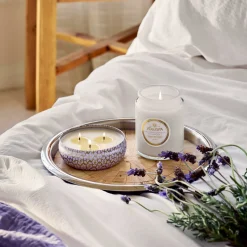 Voluspa 3 Wick Tin|Mountain Lavender & Chamomile|Mountain Lavender & Chamomile