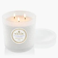 Voluspa 3 Wick Hearths + Luxe|Mountain Lavender & Chamomile|Mountain Lavender & Chamomile