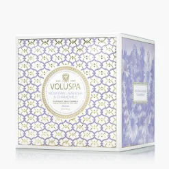 Voluspa 3 Wick Hearths + Luxe|Mountain Lavender & Chamomile|Mountain Lavender & Chamomile