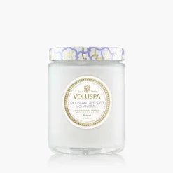 Voluspa Large Jars|Mountain Lavender & Chamomile|Mountain Lavender & Chamomile