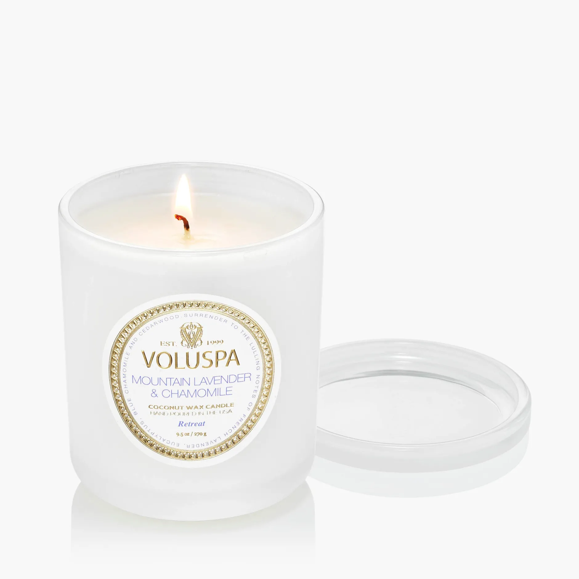 Voluspa Mountain Lavender & Chamomile|Classic Candles|Mountain Lavender & Chamomile