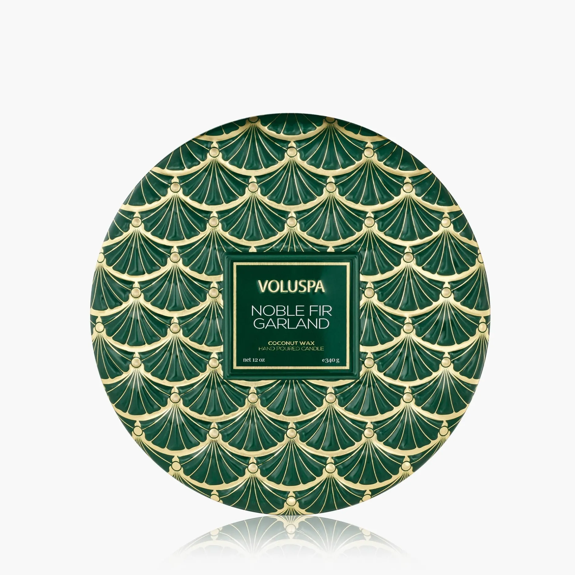 Voluspa 3 Wick Tin|Noble Fir Garland|Noble Fir Garland