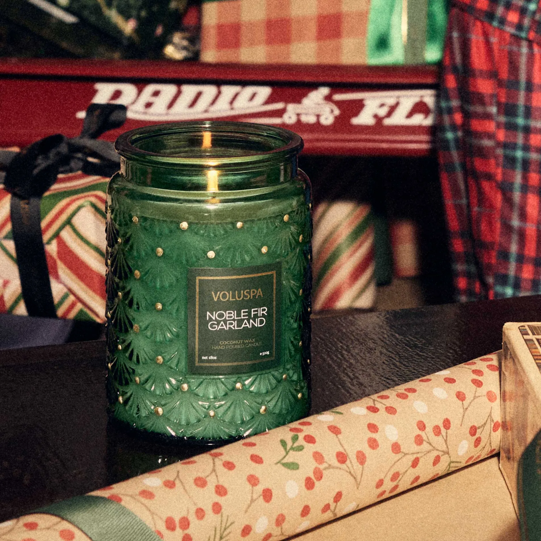 Voluspa Large Jars|Noble Fir Garland|Noble Fir Garland