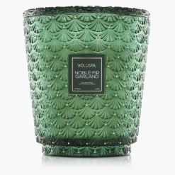 Voluspa 5 Wick Hearths|Noble Fir Garland|Noble Fir Garland