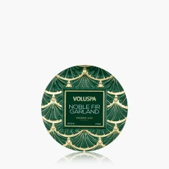 Voluspa Noble Fir Garland|Mini Tin|Noble Fir Garland