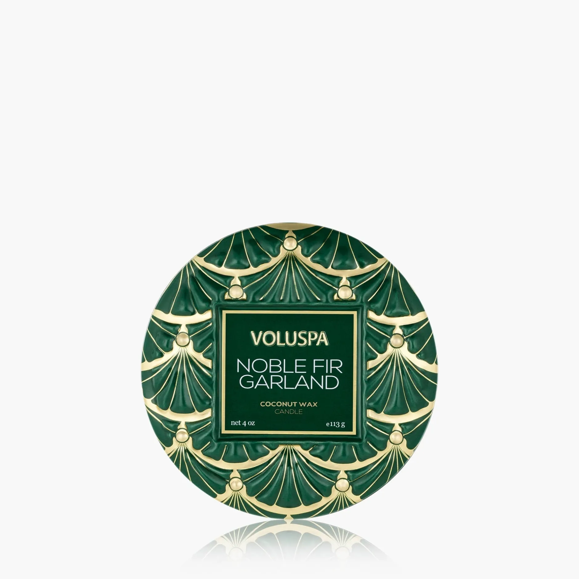 Voluspa Noble Fir Garland|Mini Tin|Noble Fir Garland