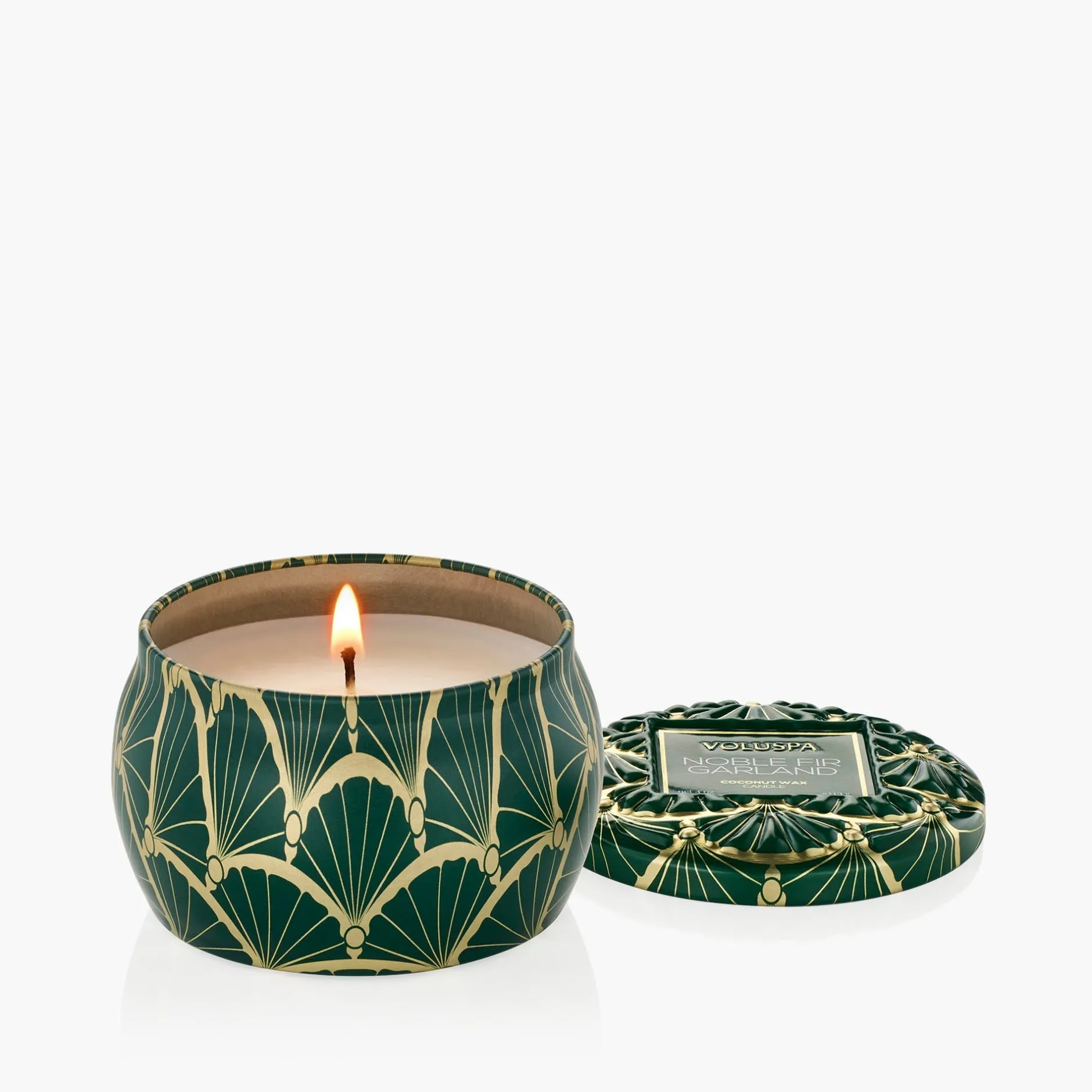 Voluspa Noble Fir Garland|Mini Tin|Noble Fir Garland