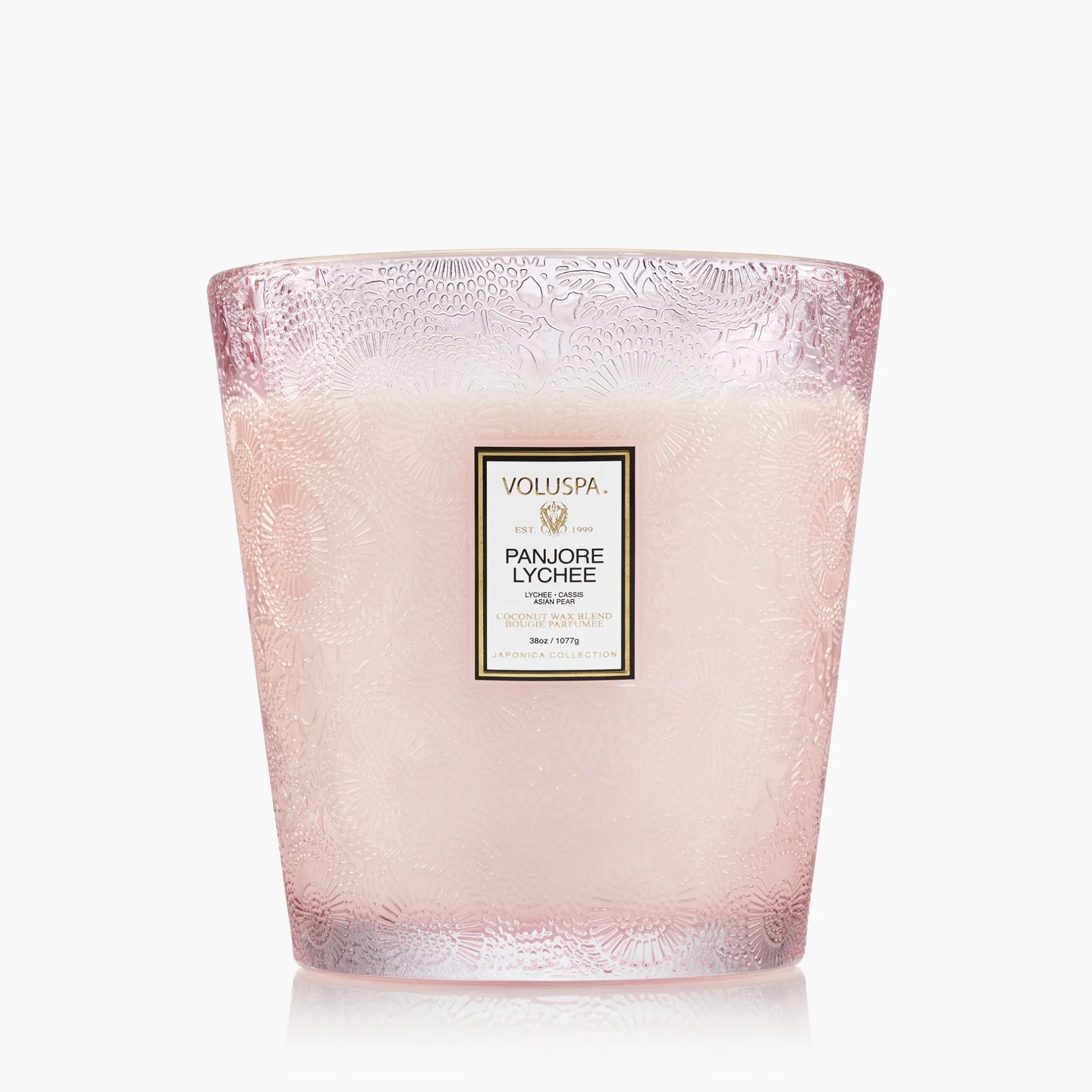 Voluspa 3 Wick Hearths + Luxe|Panjore Lychee
