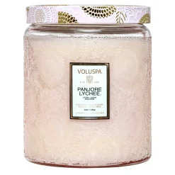 Voluspa 3 Wick Hearths + Luxe|Panjore Lychee