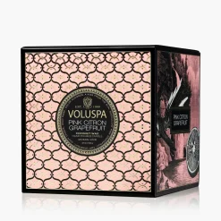Voluspa 3 Wick Hearths + Luxe|Pink Citron Grapefruit