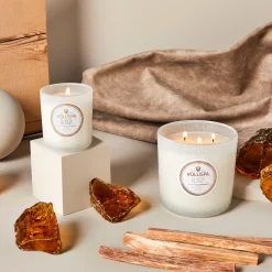 Voluspa 3 Wick Hearths + Luxe|Saijo Persimmon