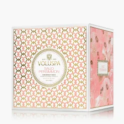 Voluspa 3 Wick Hearths + Luxe|Saijo Persimmon