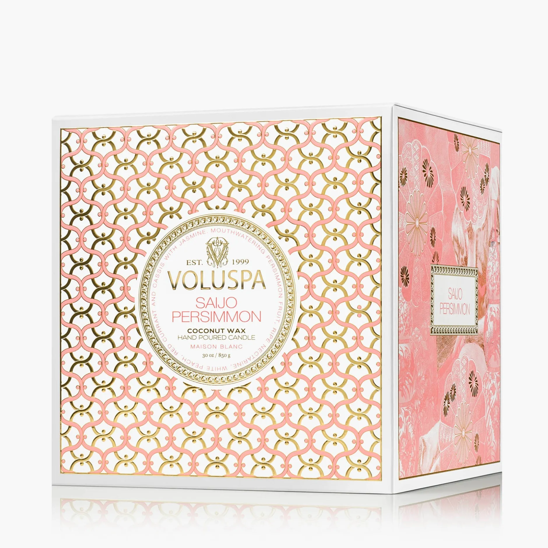 Voluspa 3 Wick Hearths + Luxe|Saijo Persimmon