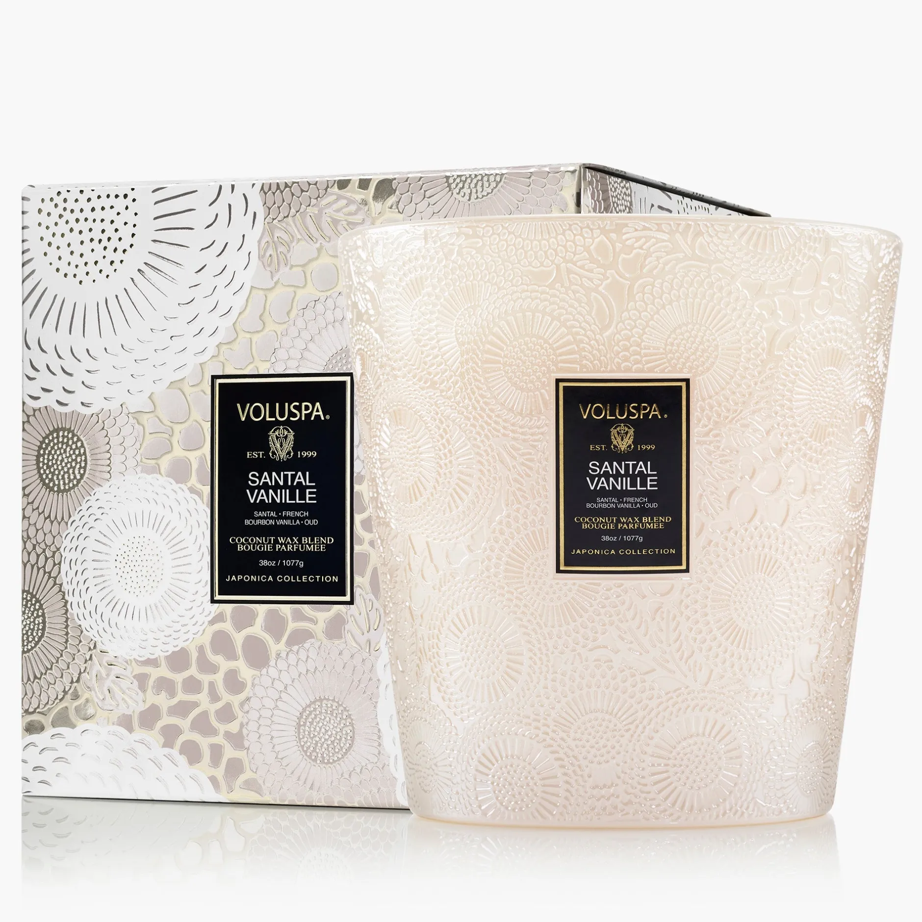 Voluspa Santal Vanille|3 Wick Hearths + Luxe|Santal Vanille