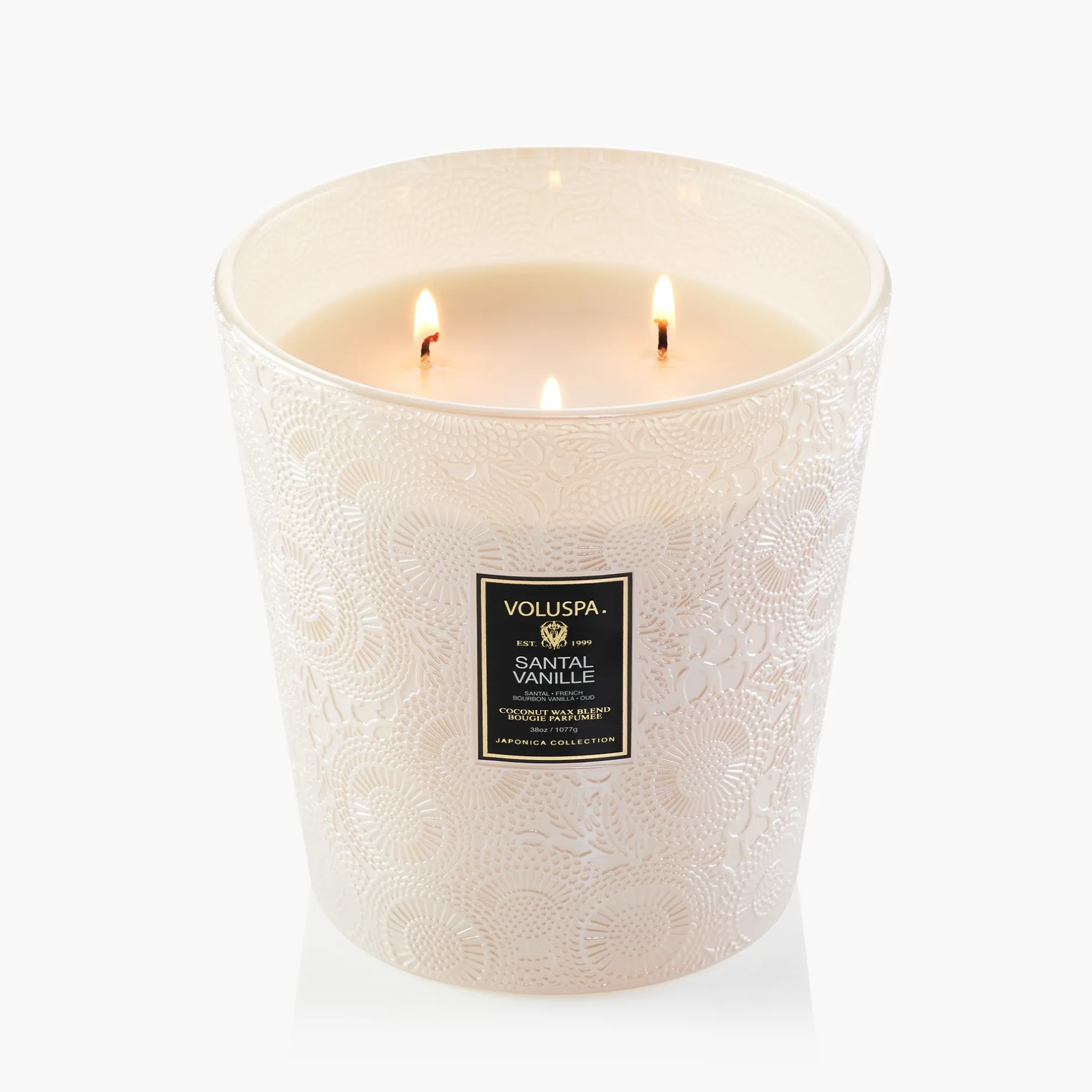 Voluspa Santal Vanille|3 Wick Hearths + Luxe|Santal Vanille
