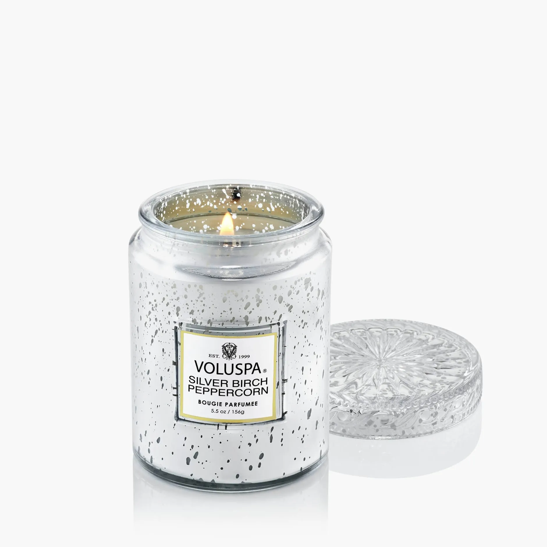 Voluspa Small Jars|Silver Birch Peppercorn