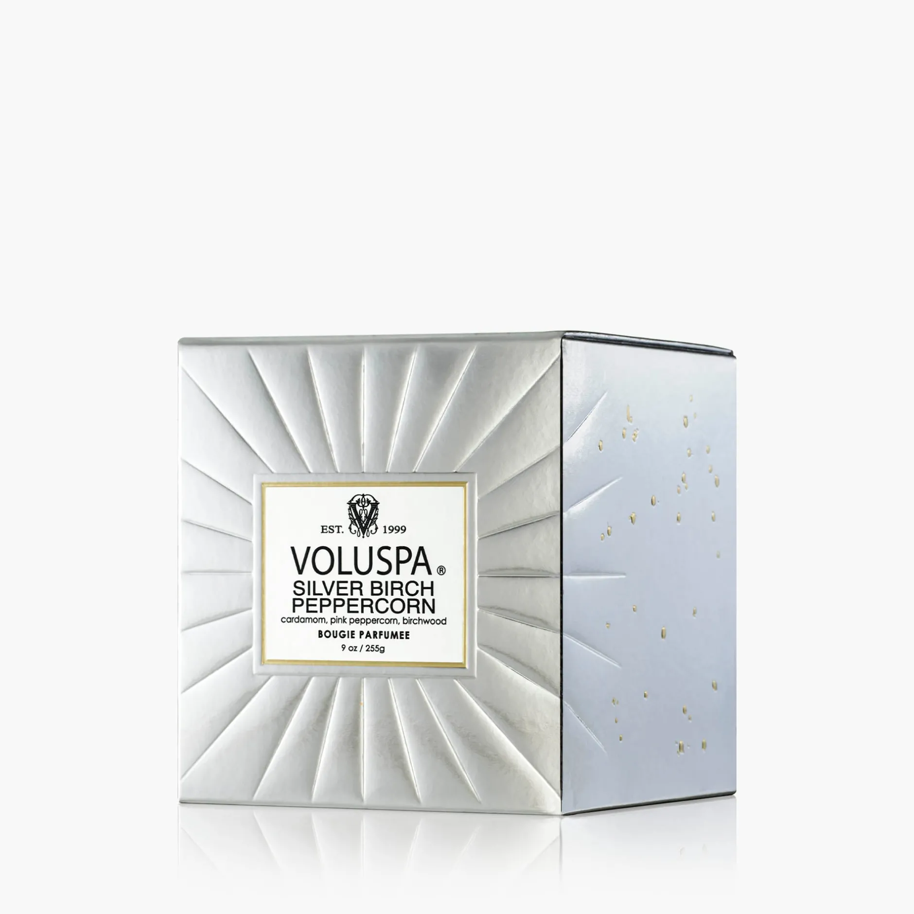 Voluspa Classic Candles|Silver Birch Peppercorn