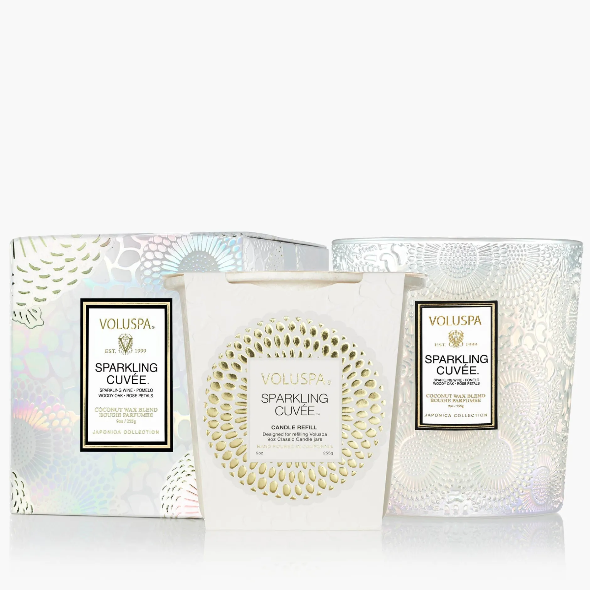 Voluspa Classic Candles|Classic Candle Refills|Sparkling Cuvée