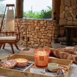 Voluspa Spiced Pumpkin Latte|3 Wick Tin|Spiced Pumpkin Latte