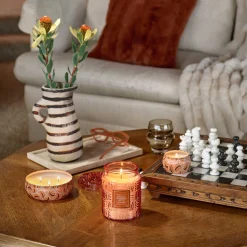 Voluspa Spiced Pumpkin Latte|3 Wick Tin|Spiced Pumpkin Latte