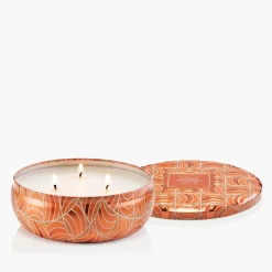 Voluspa Spiced Pumpkin Latte|3 Wick Tin|Spiced Pumpkin Latte