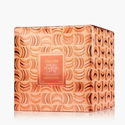 Voluspa Spiced Pumpkin Latte|3 Wick Hearths + Luxe|Spiced Pumpkin Latte
