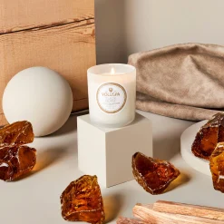 Voluspa Classic Candles|Suede Blanc